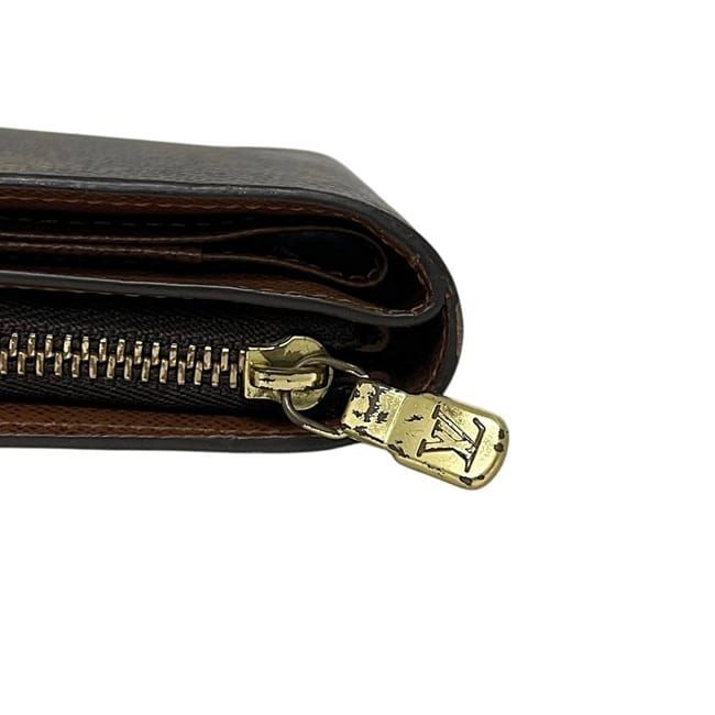 Louis Vuitton Bi Foldwallet L Letter Zipper Compact Zip Monogram Canvas Brown — view 9