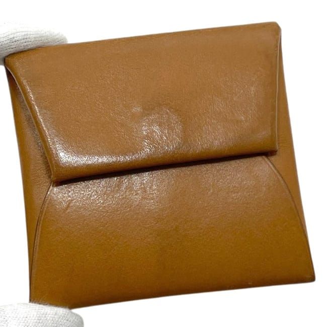Hermes Leather Box Calf Chevre Brown Yellow — view 9
