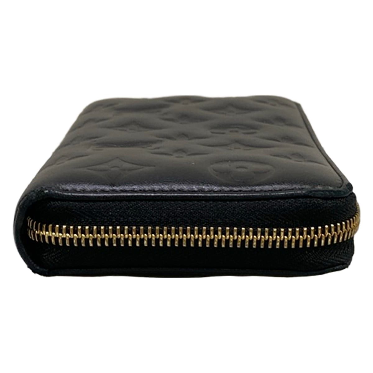 Louis Vuitton Wallet Cousin Zippy Noir Leather — view 9