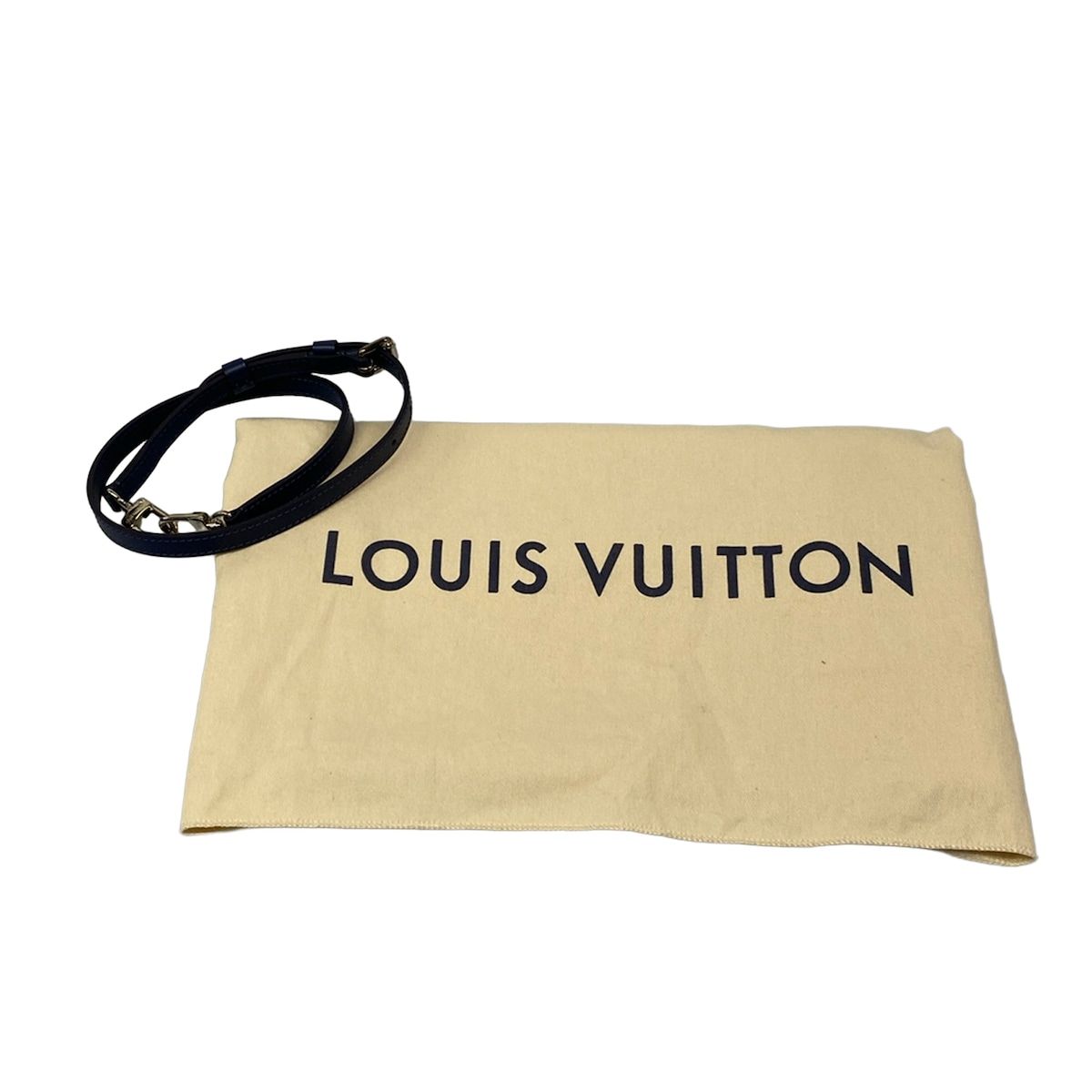 Louis Vuitton Handbag Epi Soufflot MM Andigo Blue Leather — view 8