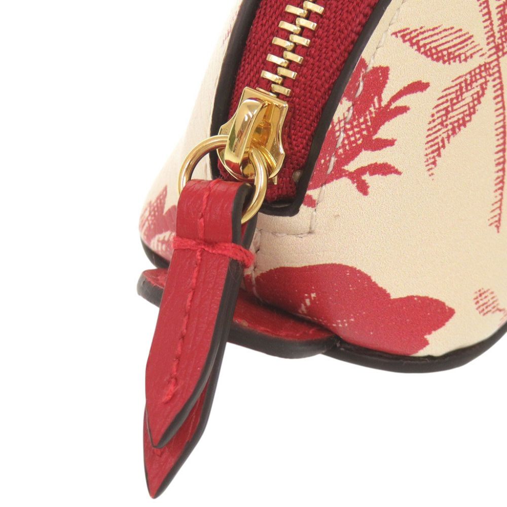 Gucci Herbarium Floral Leather Ivory Red Pen Case — view 9