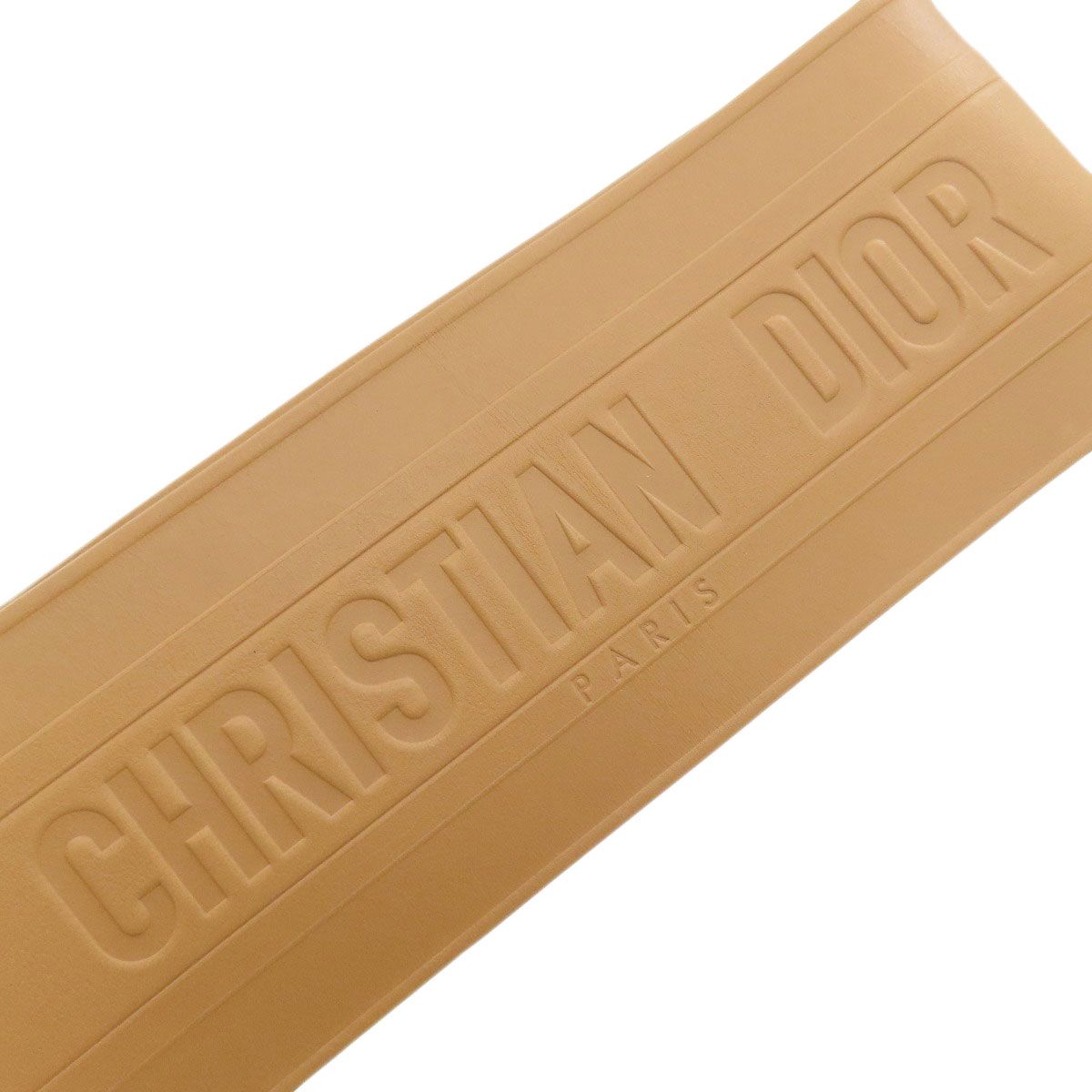 Dior Maxi Double Gold Buckle Belt Leather — view 9