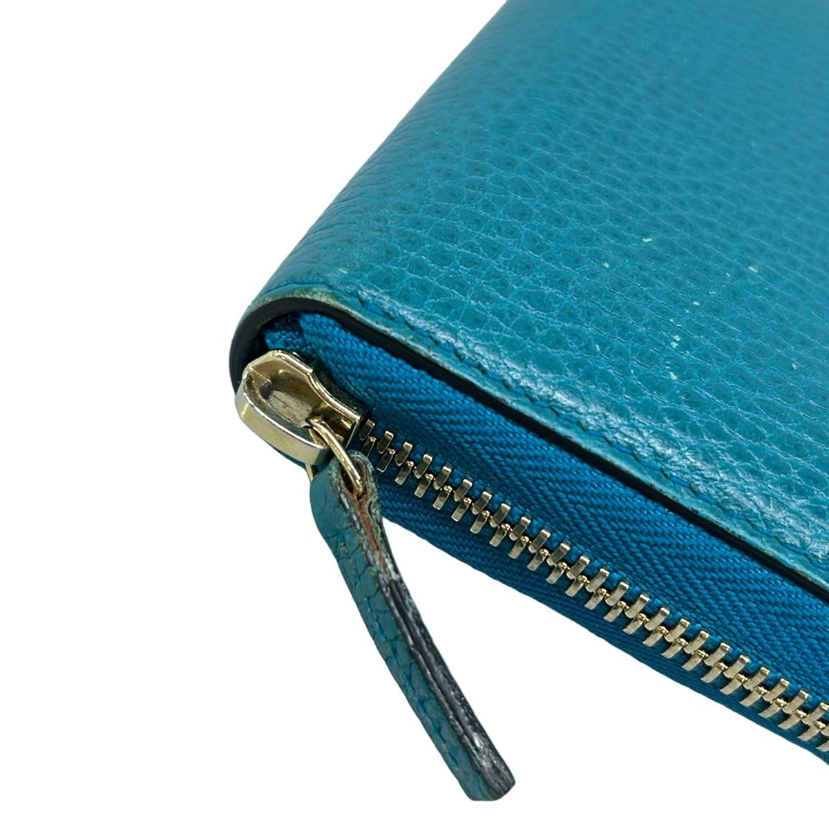 Gucci Wallet Betty Blue Green Zip Around Leather — view 9