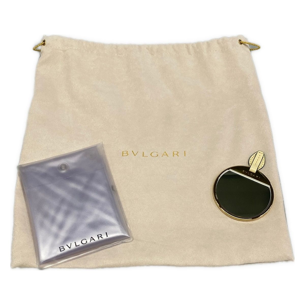 Bvlgari Bulgari Shoulder Bag Serpenti Forever Cross Ivory Chain Leather — view 8