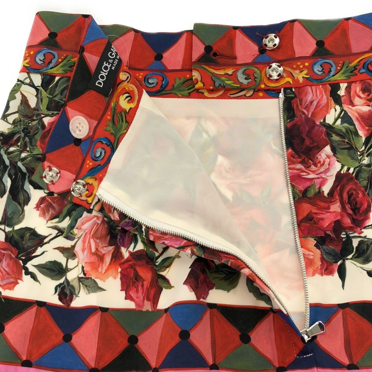 Dolce & Gabbana Flower Print Skirt Mix 38 — view 4