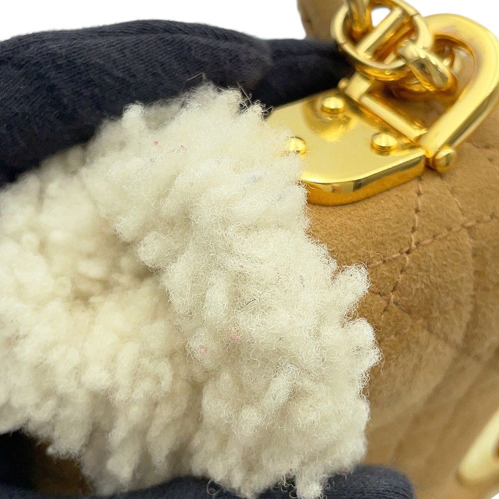 Dior Shoulder Bag Cannage Shearling — view 8