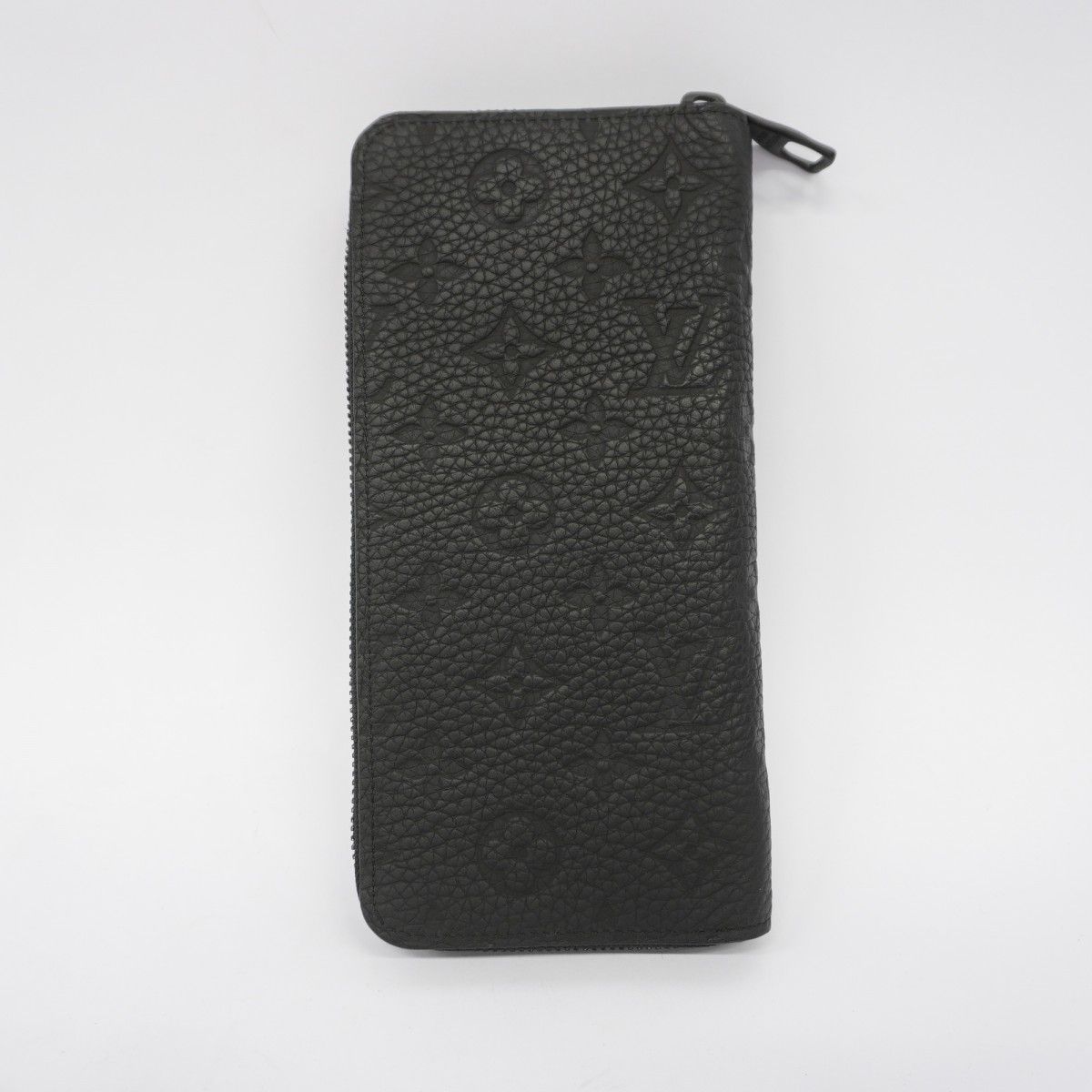 Louis Vuitton Wallet Monogram Taurillon Zippy Walletvertical Noir — view 7