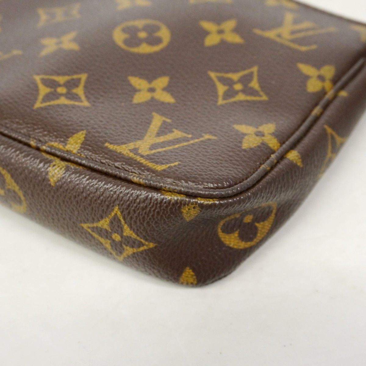 Louis Vuitton Pouch Monogram Pochette Soir Brown — view 8