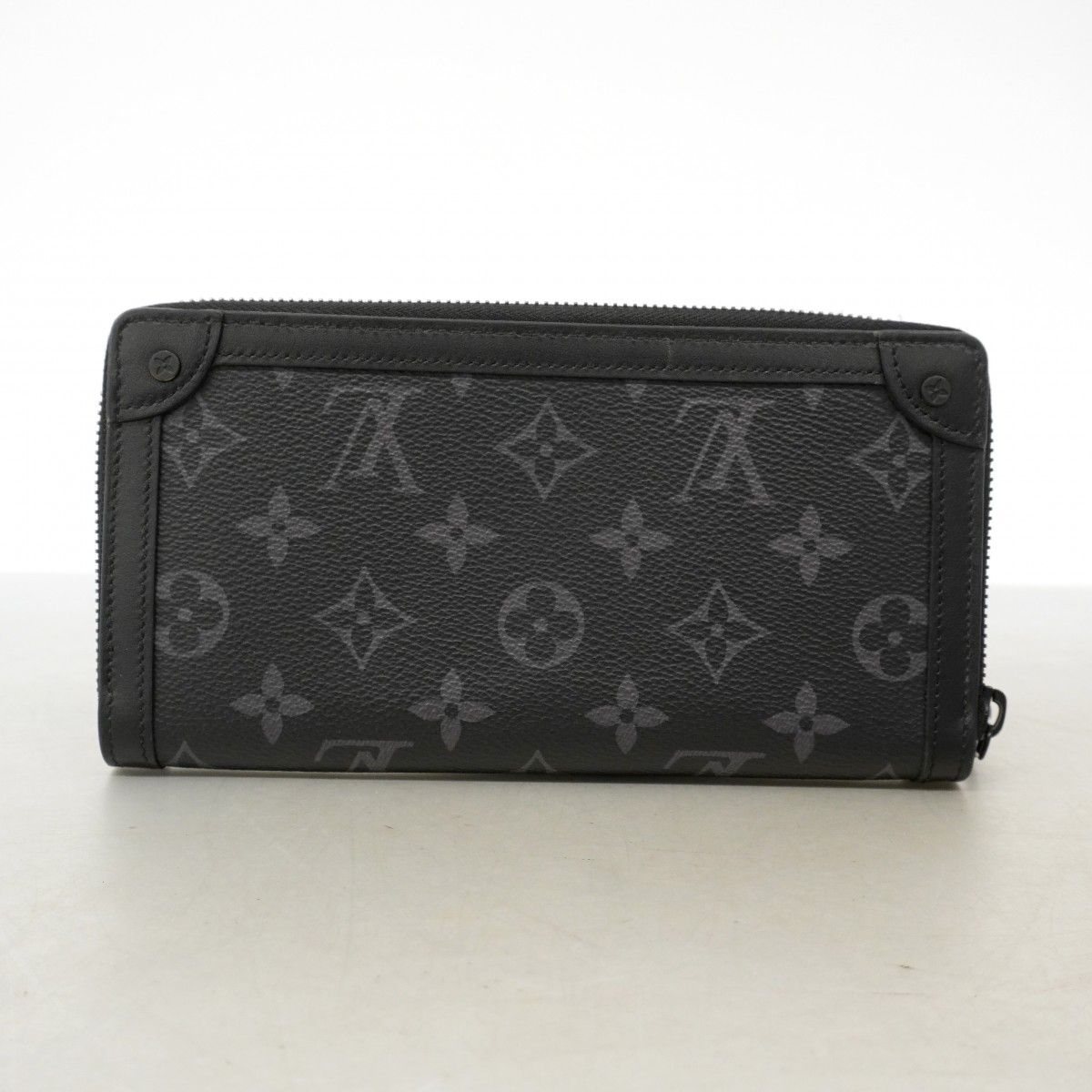 Louis Vuitton Wallet Monogram Eclipse zippy Black — view 9