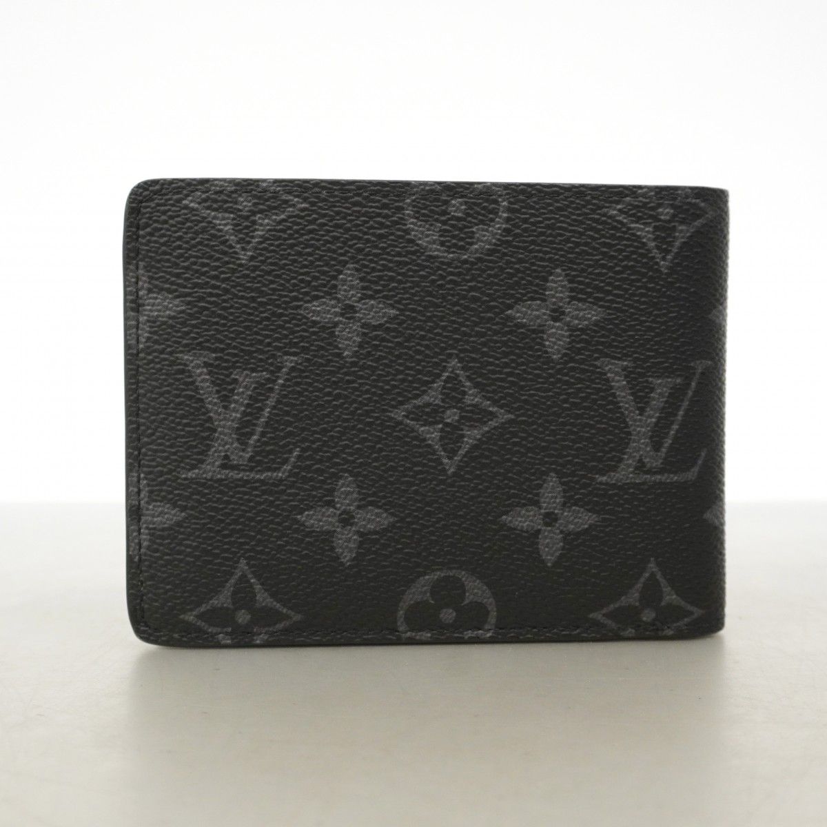 Louis Vuitton Wallet Monogram Eclipse Portefeuille Calf Black — view 8