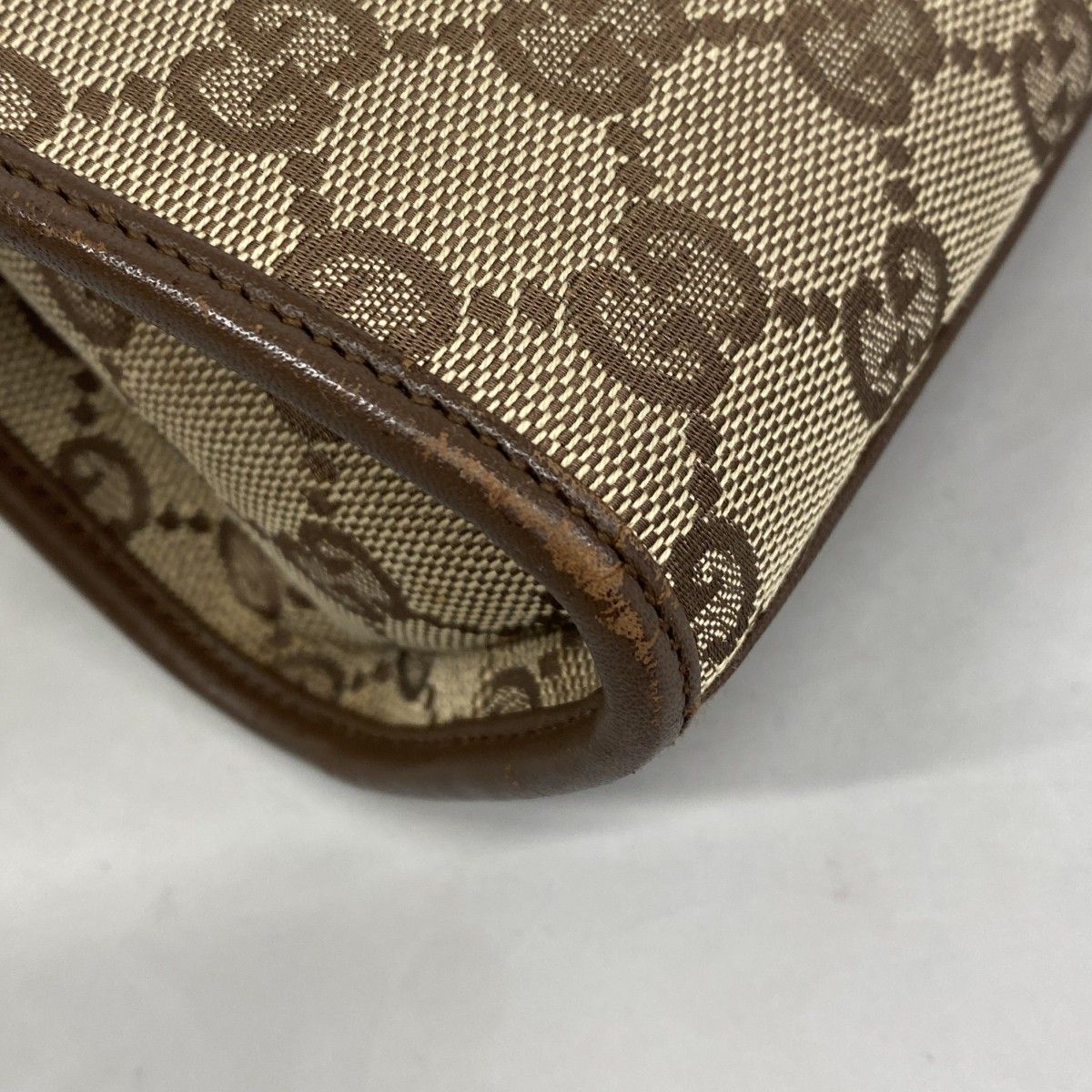 Gucci Handbag GG Canvas Jackie 002 Brown Silver — view 8