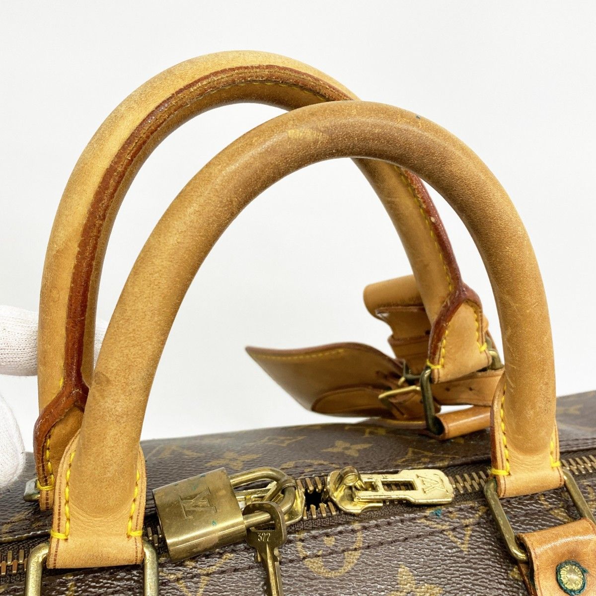 Louis Vuitton Boston Bag Monogram Keepall 50 Brown — view 8