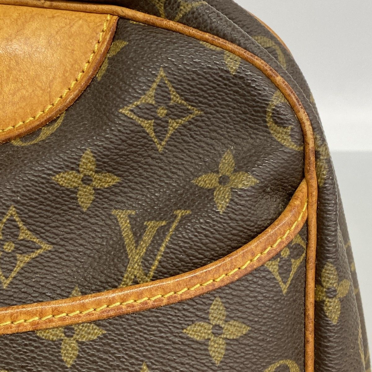 Louis Vuitton Handbag Monogram Deauville Brown — view 8