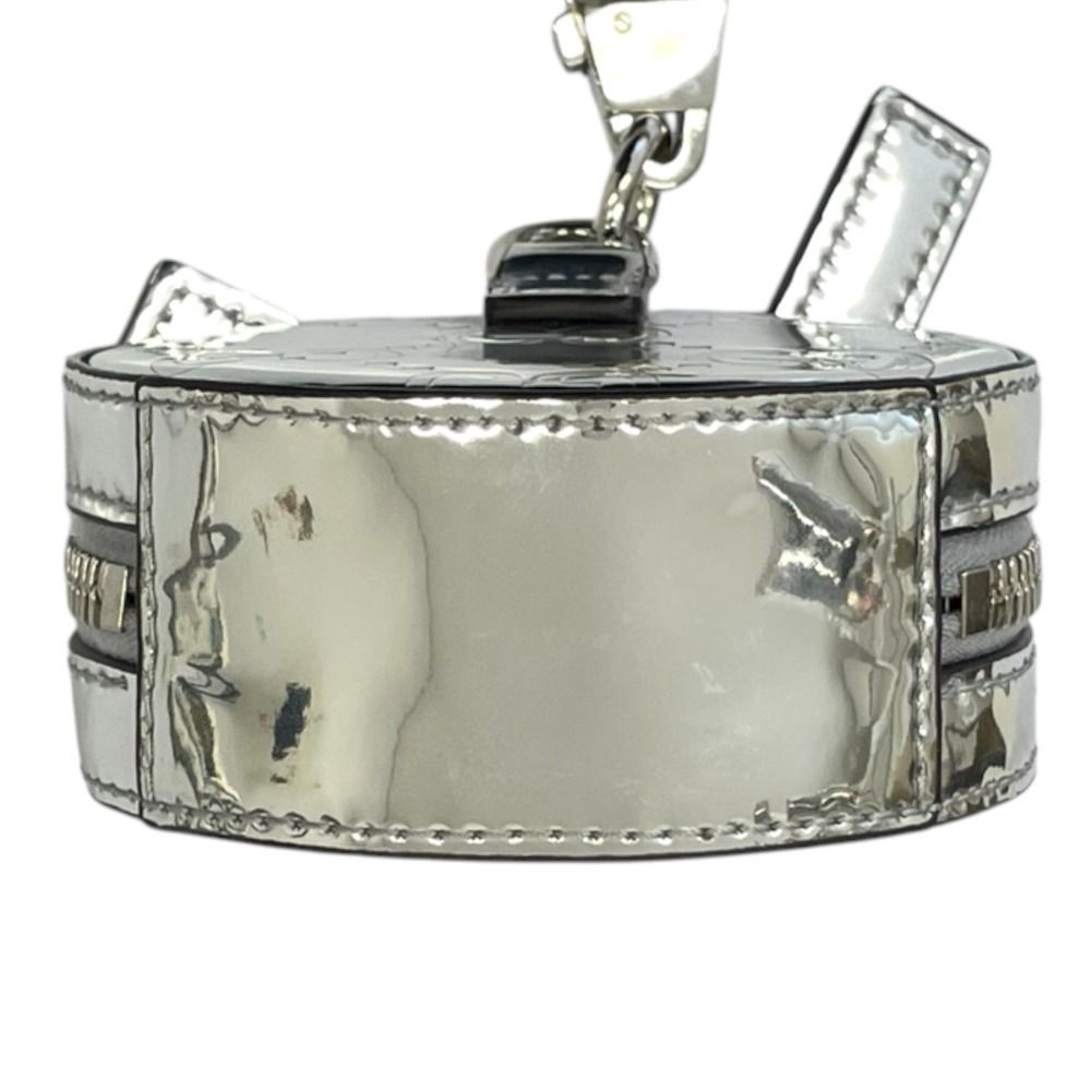 Gucci GG Guccissima Mirror Effect Circlepouch Clutch Set Silver Color Second — view 8