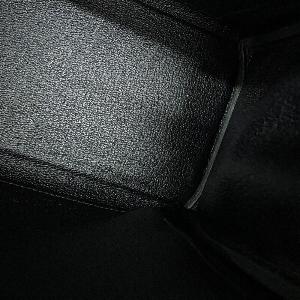 Hermes Handbag Kelly 32 Retourne Black Silver Togo 2-Way — view 8