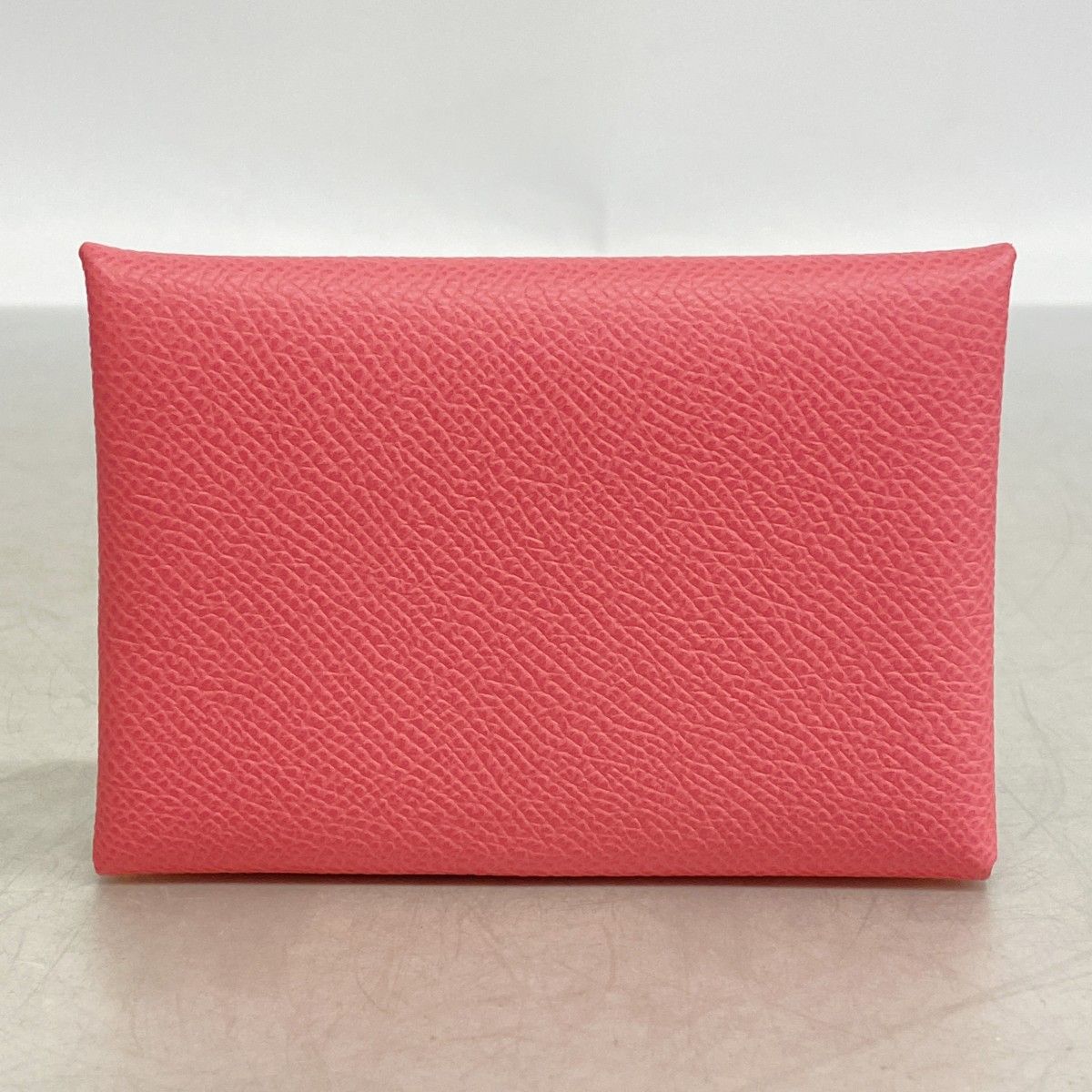 Hermes Coin Case Calvi Duo Veau Epsom Silver — view 6