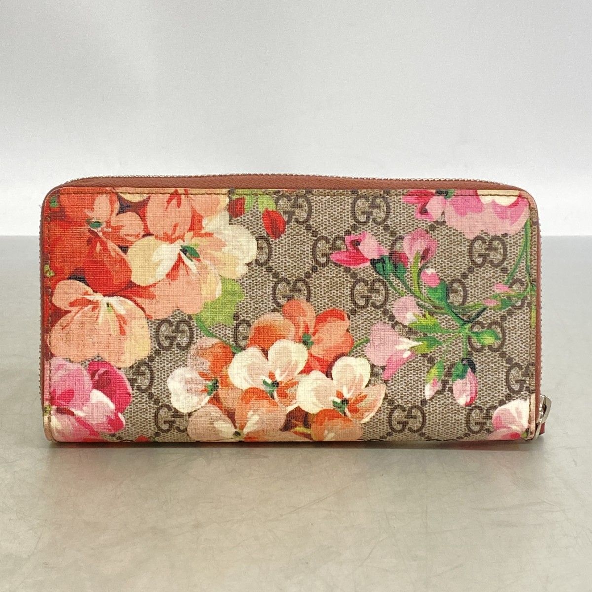 Gucci Wallet GG Blue Pink Brown Silver — view 8