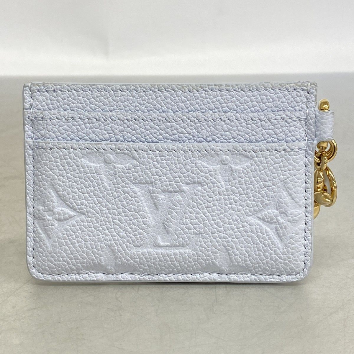 Louis Vuitton Card Case Monogram Empreinte Holder LV Charm Azur Blue — view 7