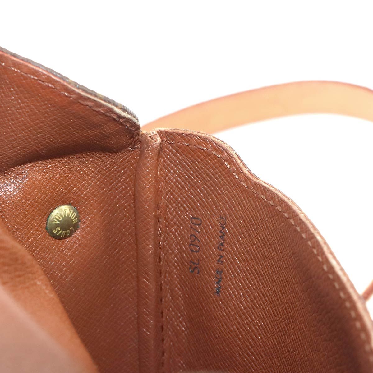 Louis Vuitton Monogram Mini Shoulder Bag Brown Cartouchiere — view 8