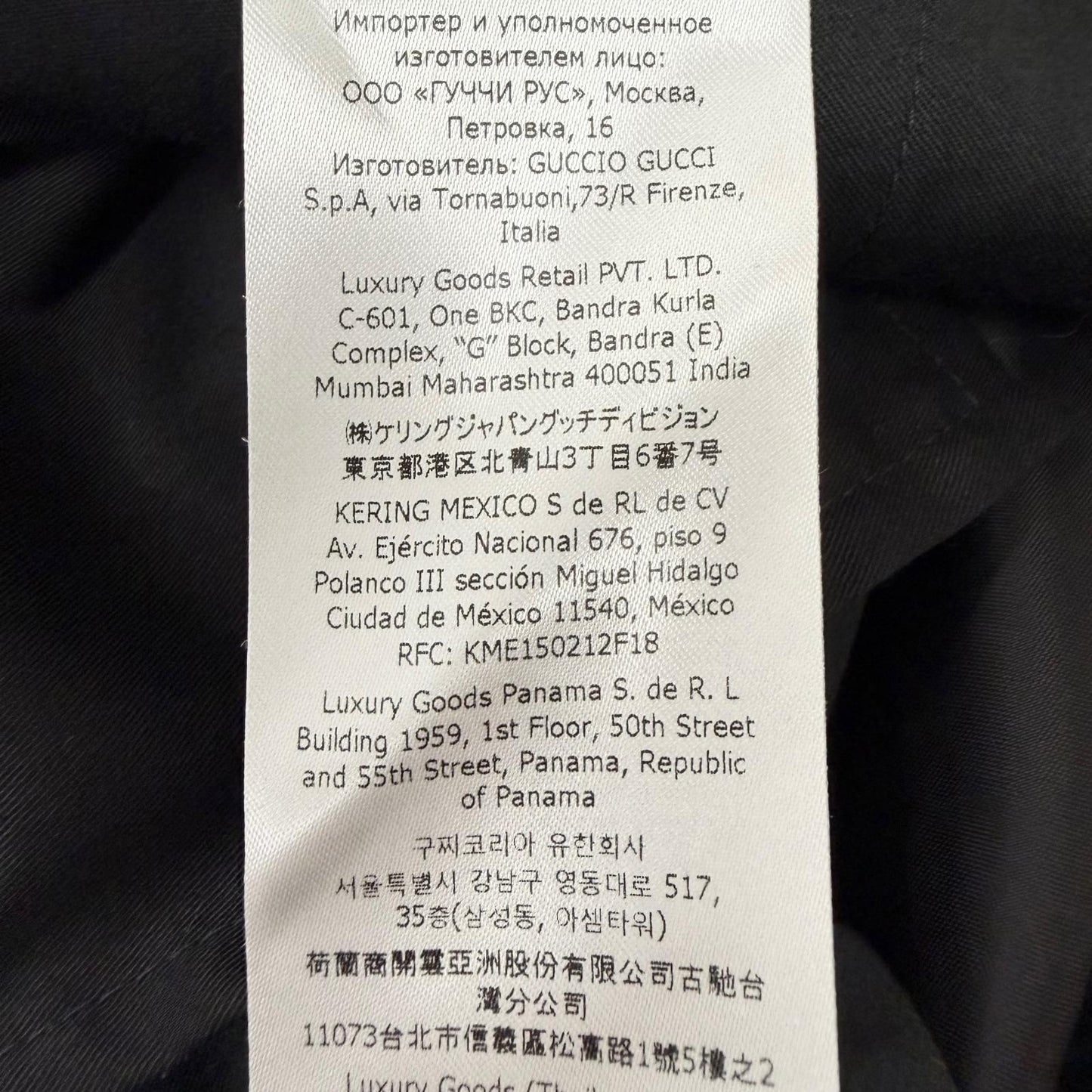 Gucci Wool GG Logo Allover Pattern Single Trousers Pants Navy 52 Swiss — view 9