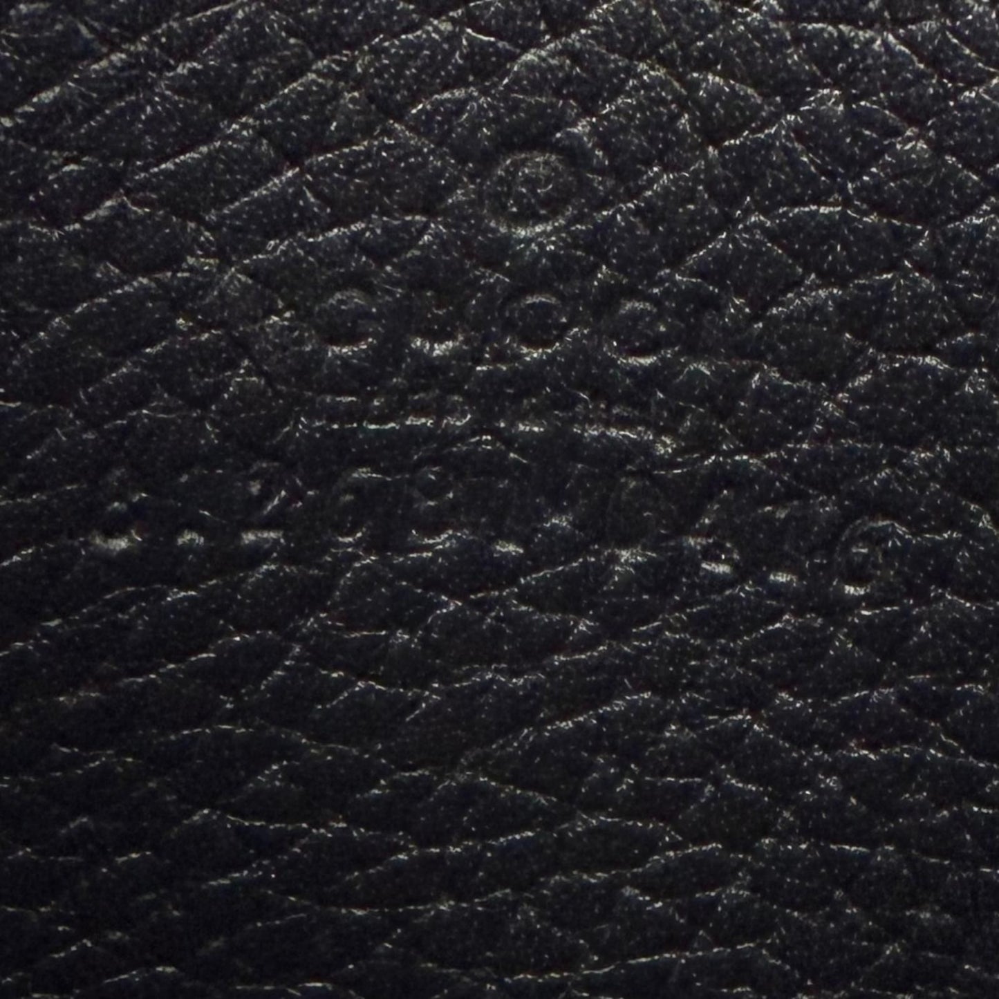 Gucci Gray Leather Maxi GG Business Card Holder Case Black — view 7