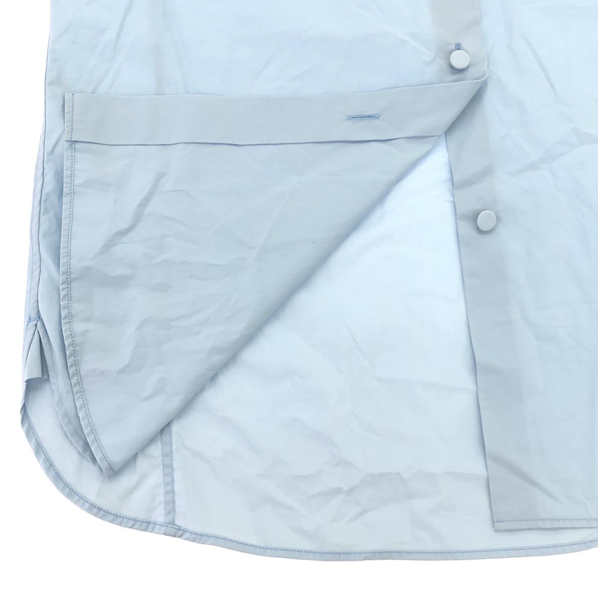 Gucci Sample Embroidery Color Poplin Shirt Zafwo Blue 40 — view 6