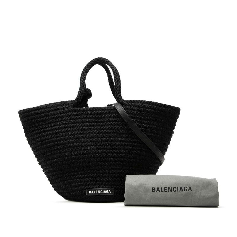 Balenciaga Ibiza 2-Way Shoulder Bag Black Nylon — view 8