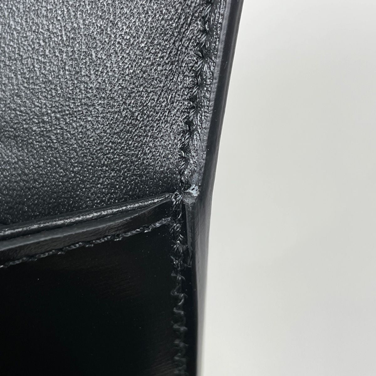 Celine Shoulder Bag Triomphe Leather Black — view 8