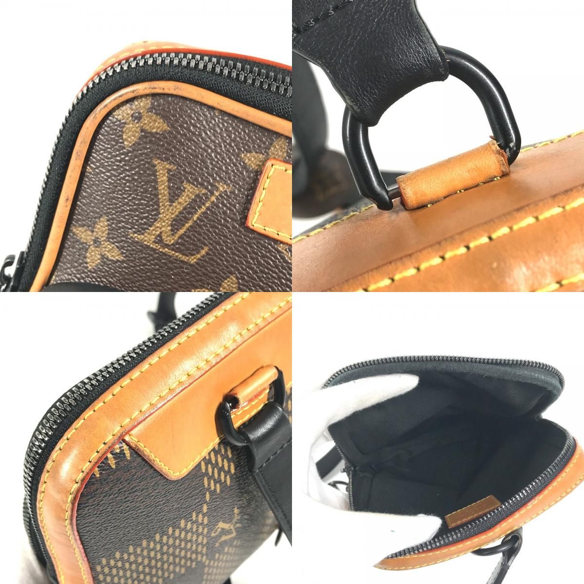 Louis Vuitton Shoulder Bag Amazon Damier Giant Canvas Brown — view 8