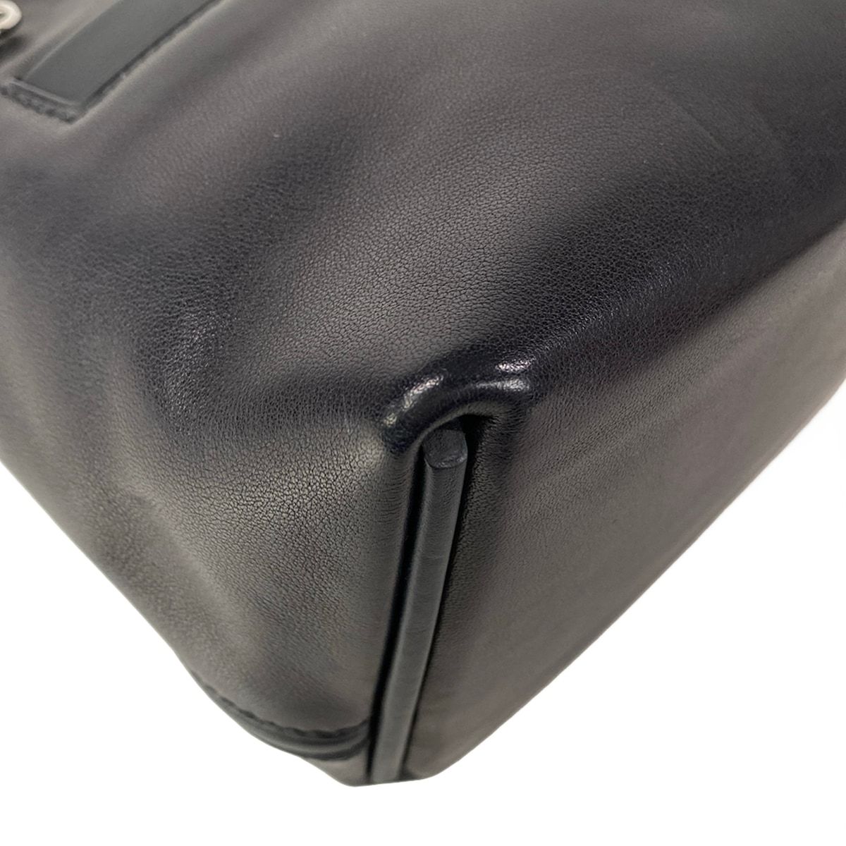 Hermes Handbag Sac 24 Van Cattle Mini 21 Black Silver — view 8
