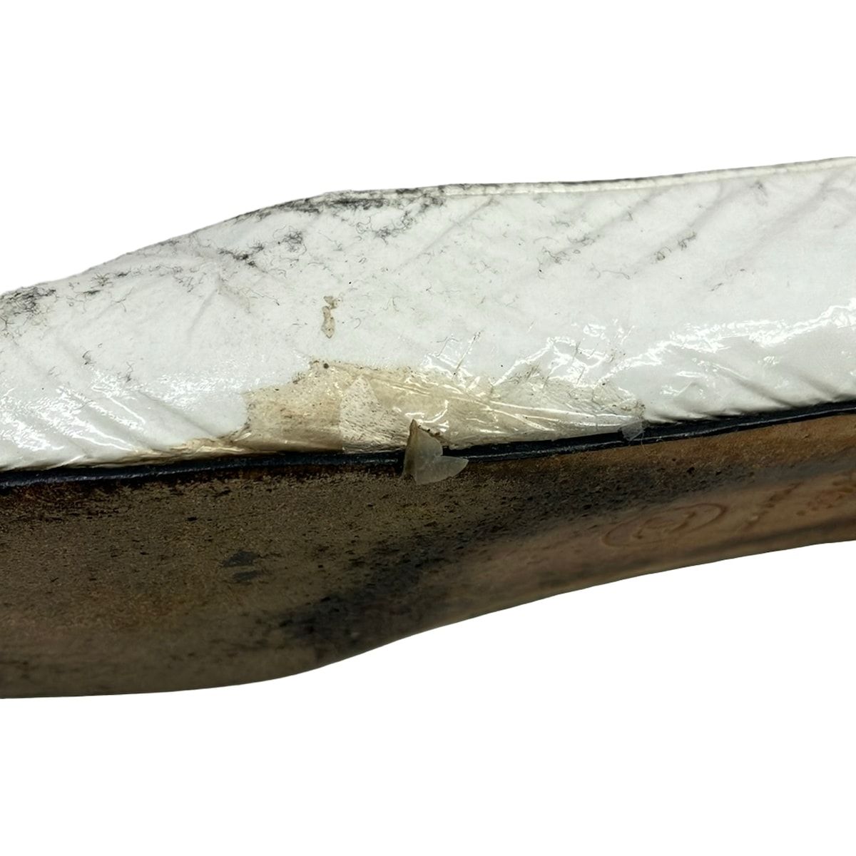Chanel Flats C White Black Leather Lambskin 36.5 — view 8
