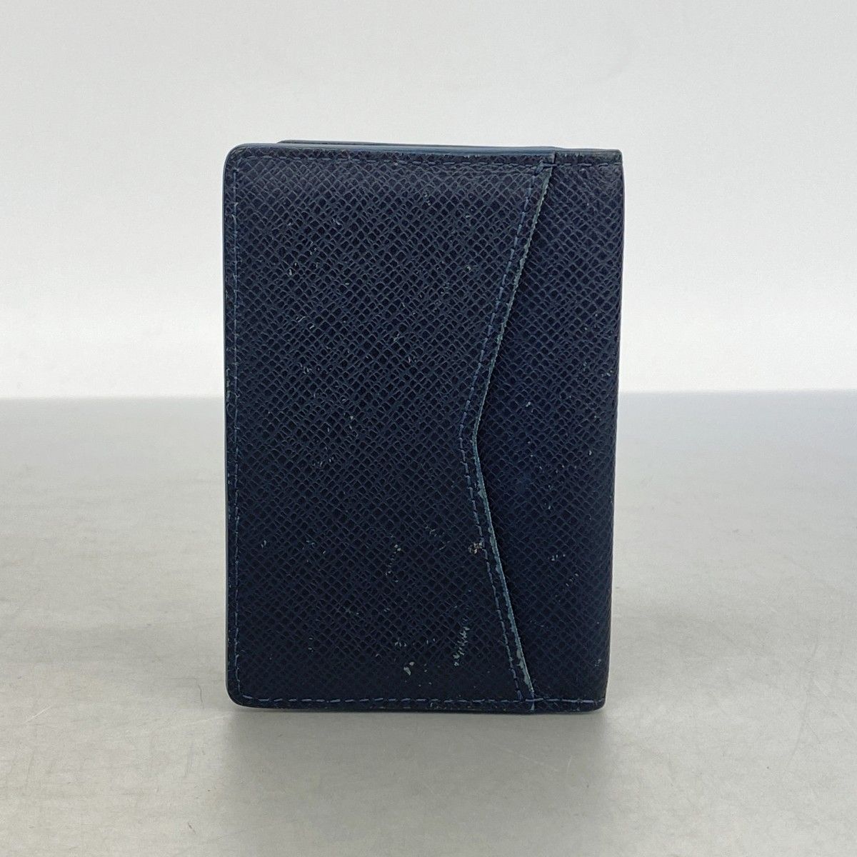 Louis Vuitton Card Case Taiga Organizer de Poche Blue — view 9