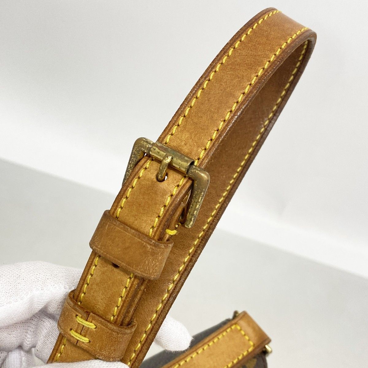 Louis Vuitton Shoulder Bag Monogram Musette Tango Short Strap Brown — view 8