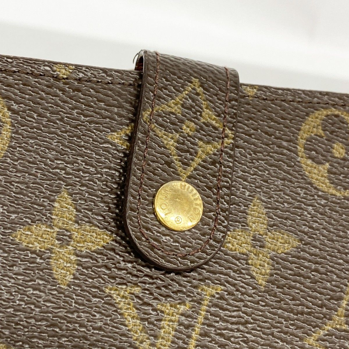 Louis Vuitton Wallet Monogram Porte-Monnaie Vier Viennois Brown — view 9