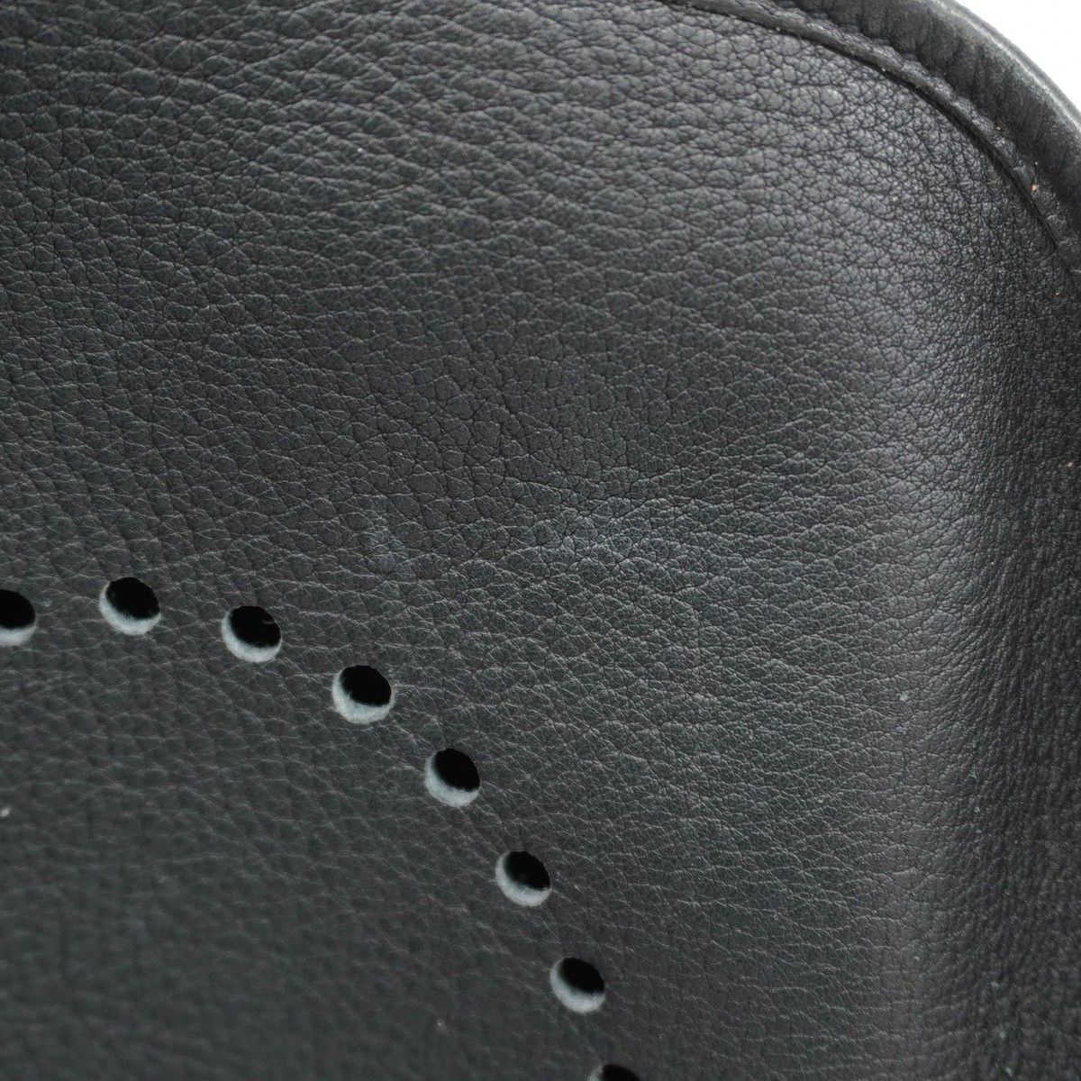Hermes Shoulder Bag Taurillon Clemence Black Silver — view 8