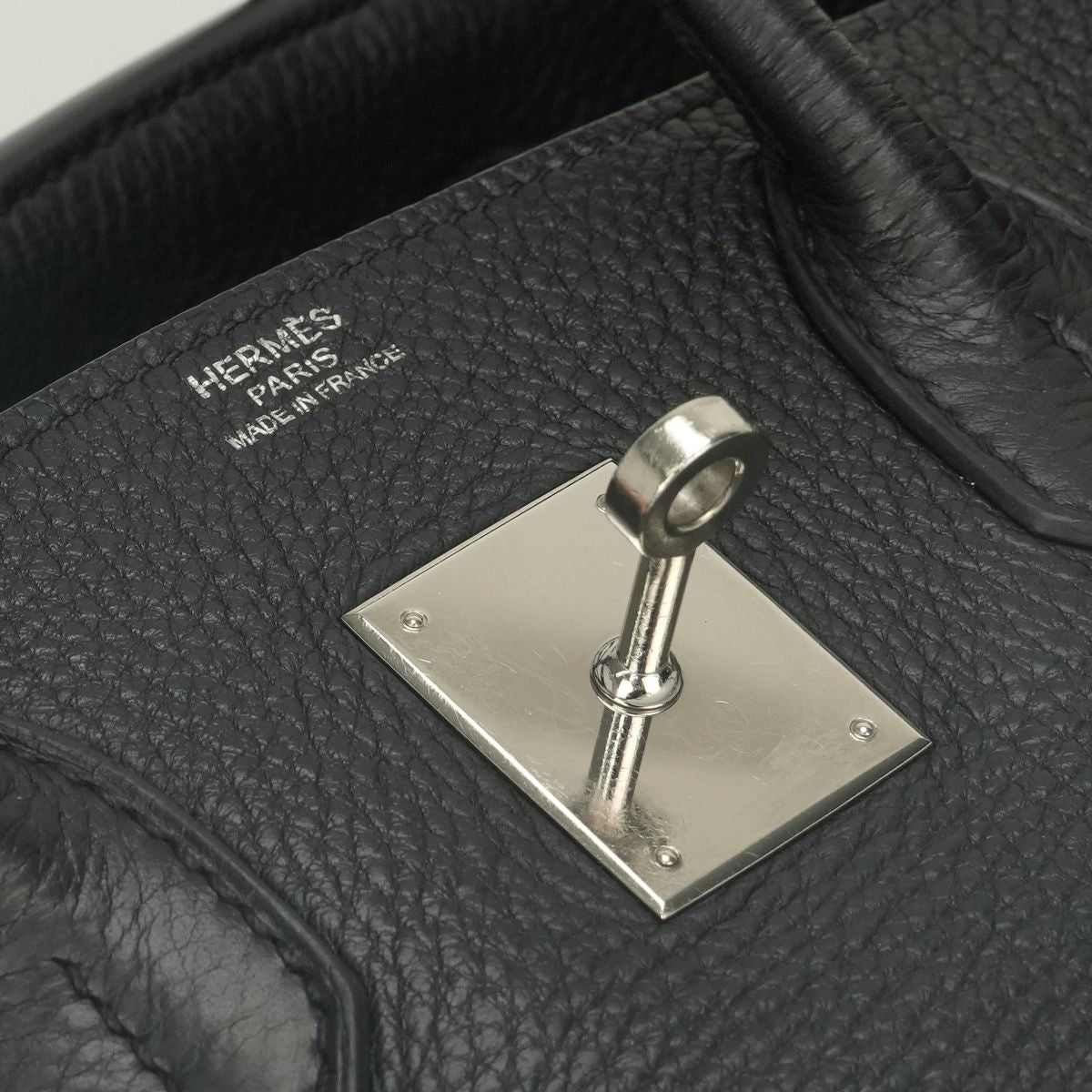 Hermes Birkin 30 Tote Togo Noir Black Silver — view 8