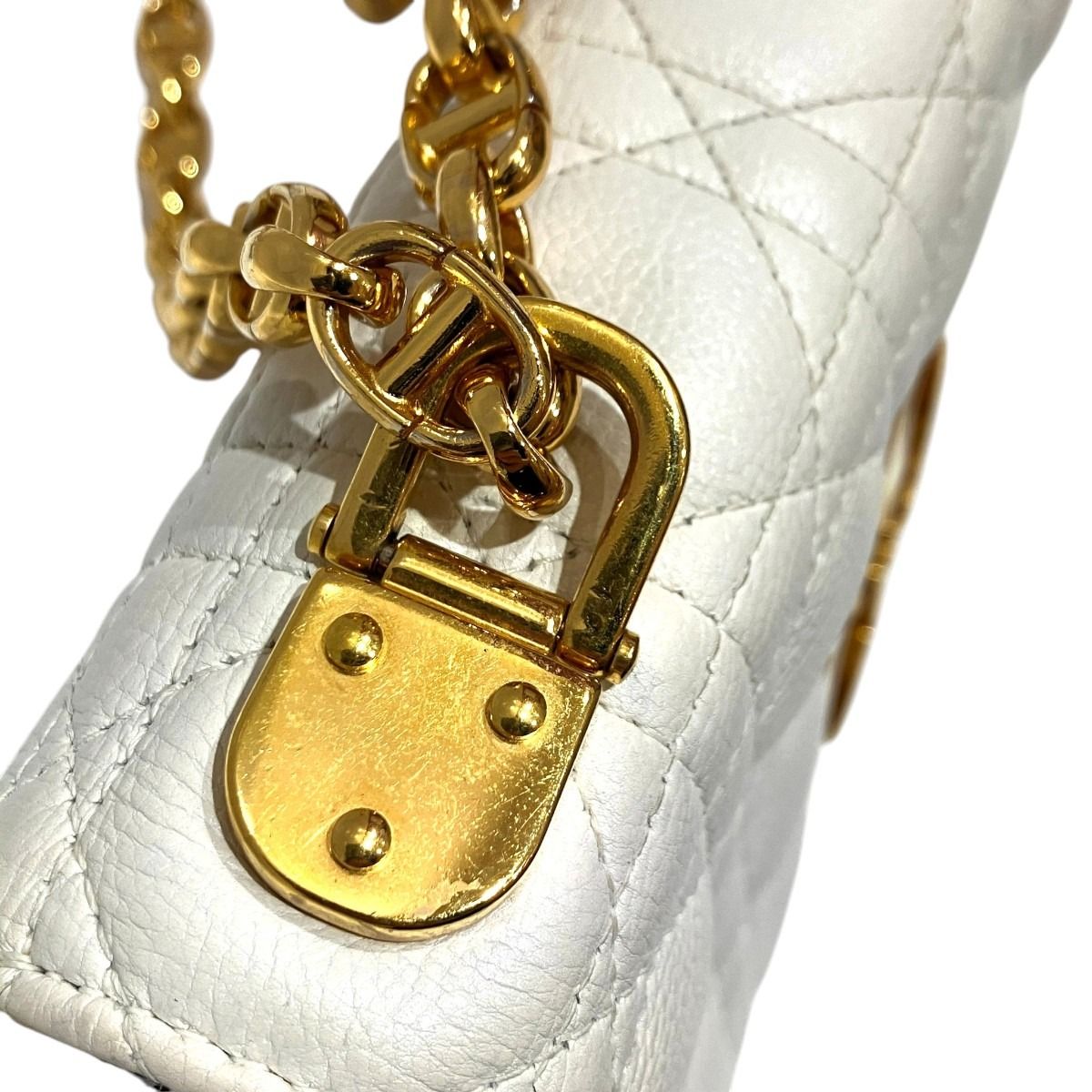 Dior Small Shoulder Bag Calfskin — view 8