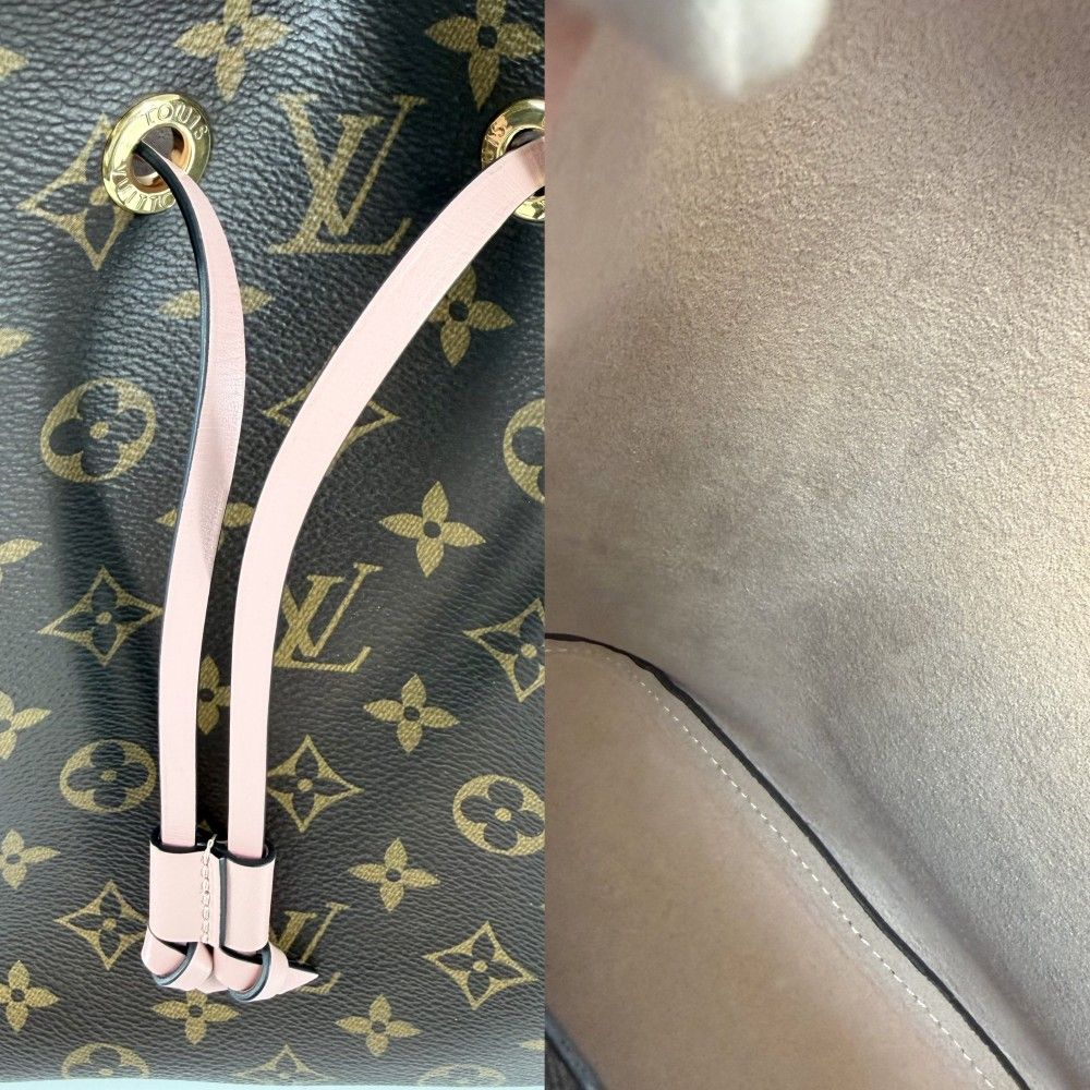 Louis Vuitton Shoulder Bag Neonoye Crossbody Brown Pink Monogram Canvas Venus — view 7