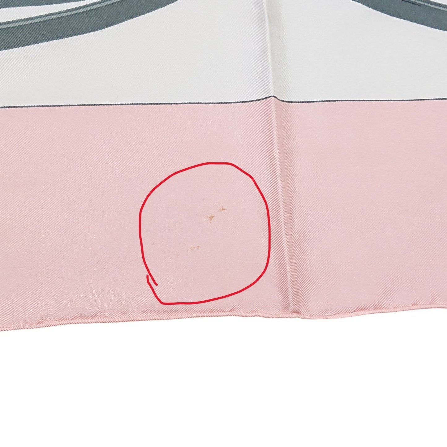 Hermes Carre 90 Brides de Gala Pink Silk 100% Scarf — view 9