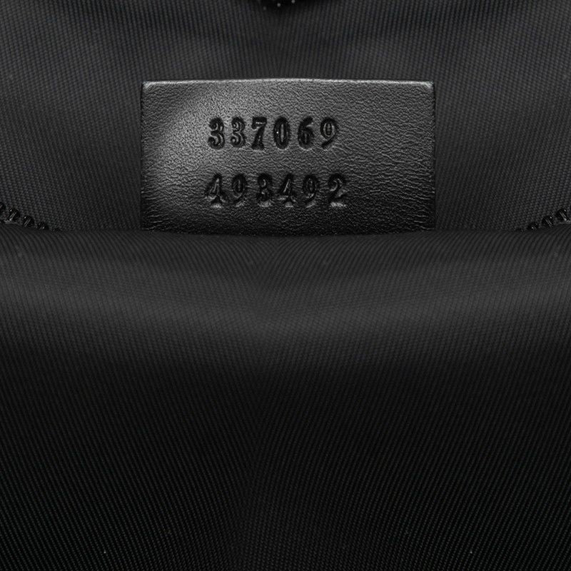 Gucci Sherry Line Tote Black Canvas Leather — view 6