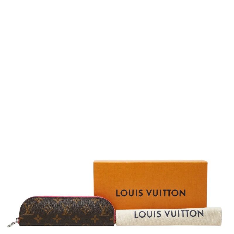 Louis Vuitton Pencil Pouch Charlotte Pen Case Brown Pondicherry Pink Leather — view 9