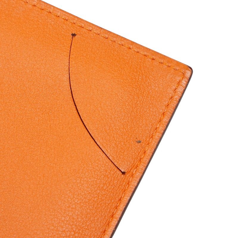 Hermes Agenda Vision Notebook Cover Orange Swift — view 9