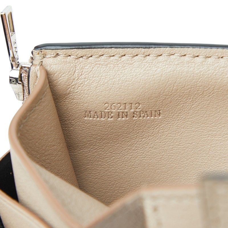 Loewe Anagram Trifold Wallet Beige Leather — view 9