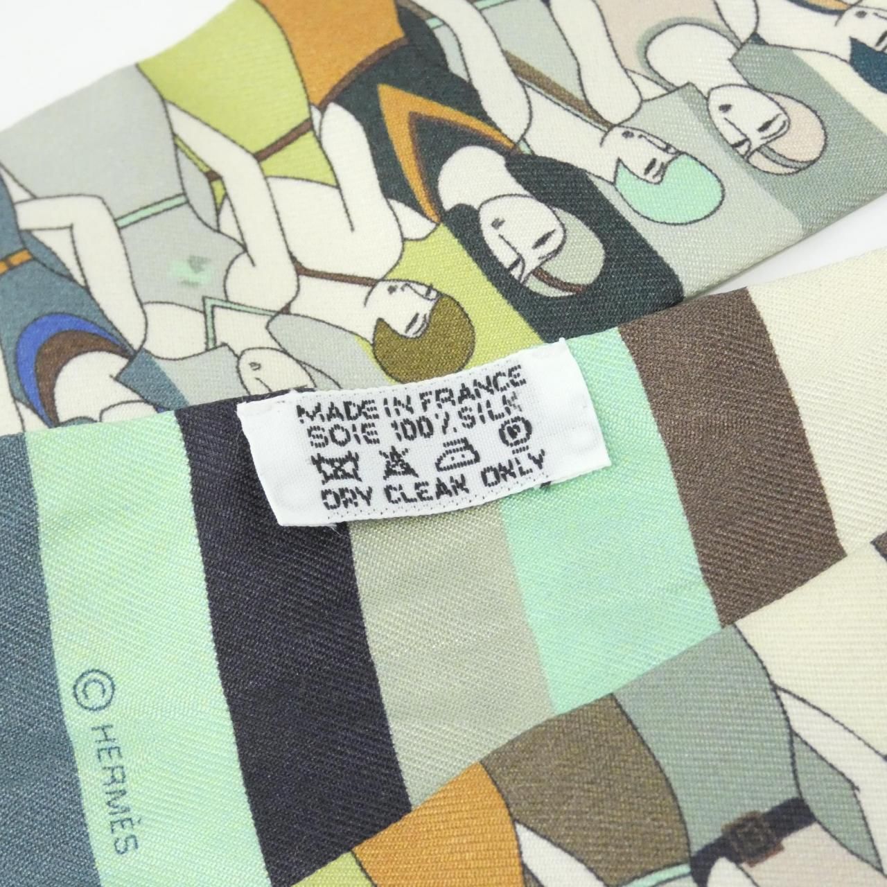 Hermes les Baigneuses Twilly S Scarf — view 3