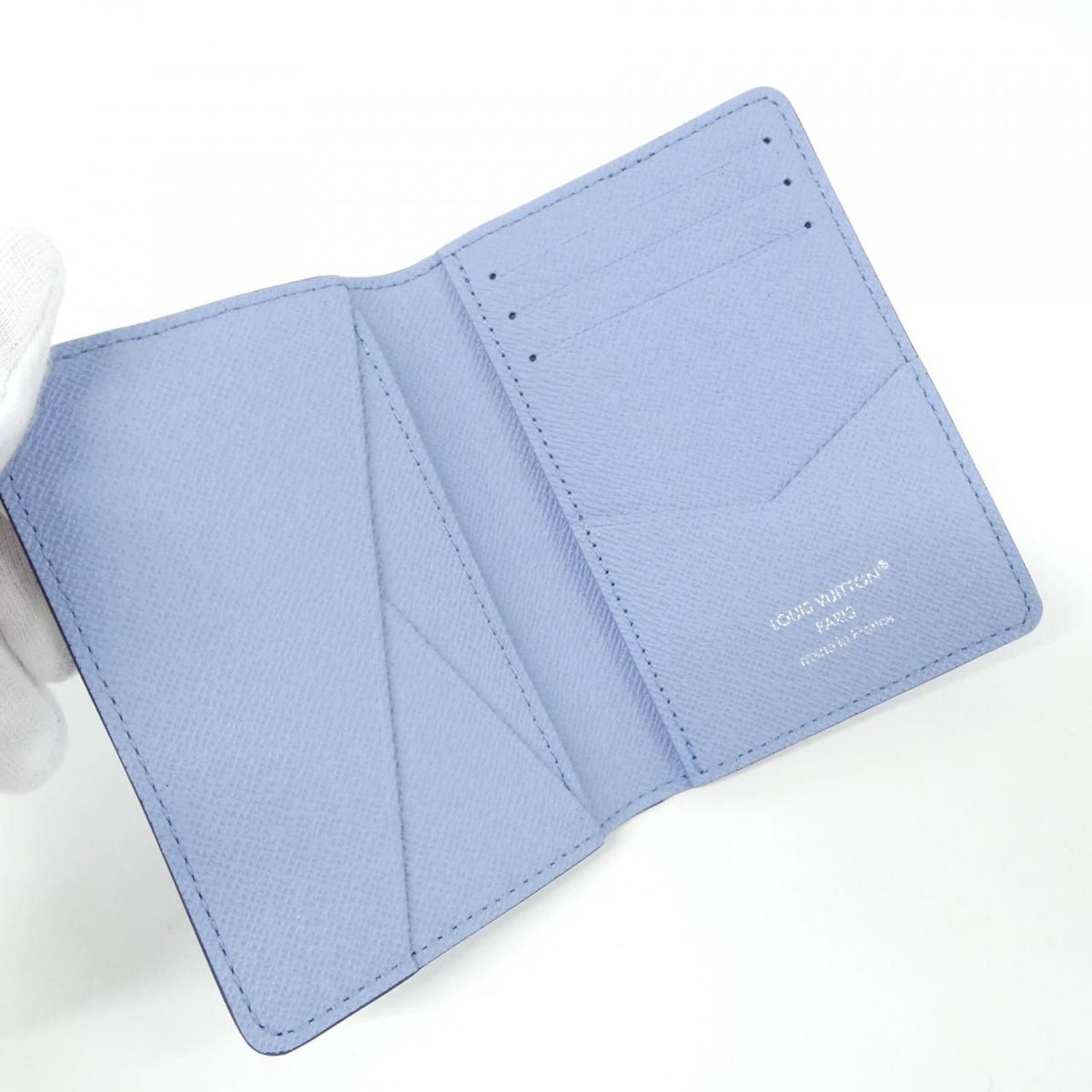 Louis Vuitton Taiga Llama Pocket Organizer Card Case — view 3