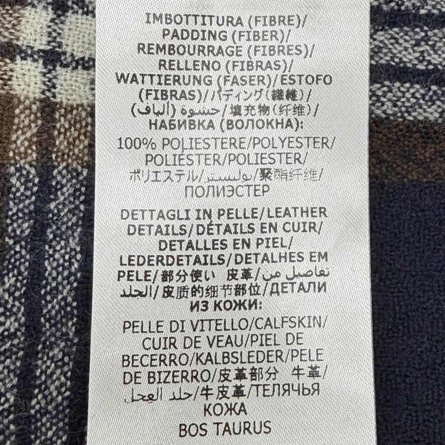 Gucci Off the Grid Nylon Vest GG Pattern Leather Logo with Patch Gilet Blue 50 — view 9