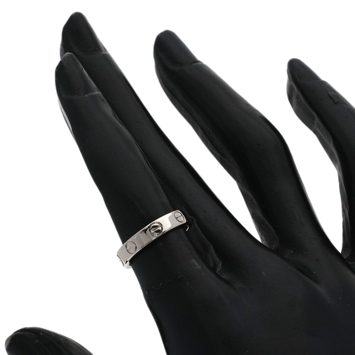 Cartier Mini Love Ring 47 18K White Gold — view 6