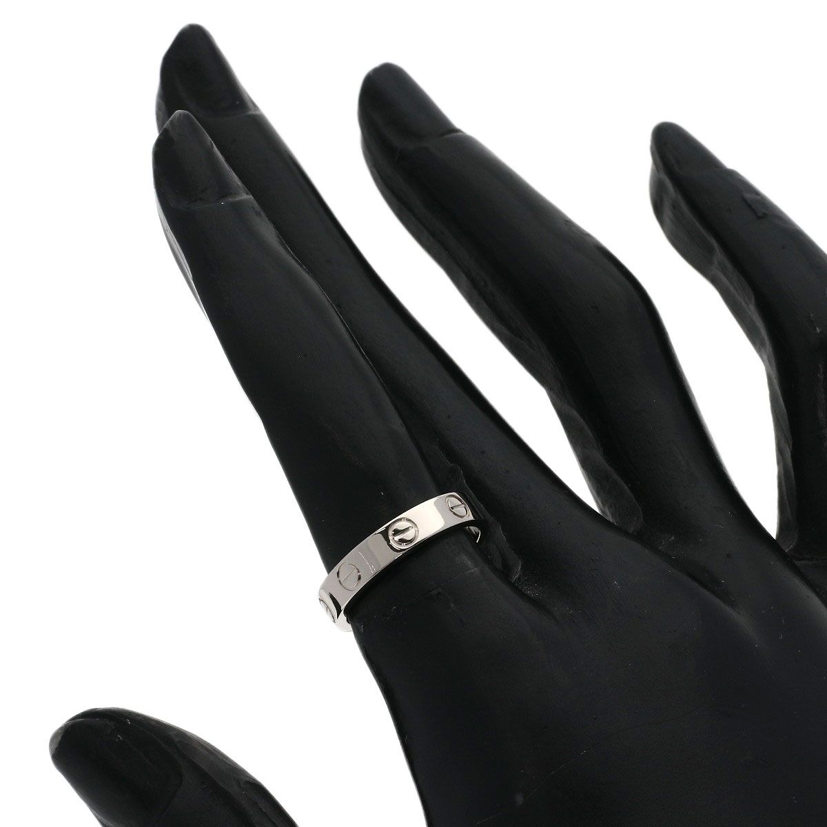 Cartier Mini Love Ring 49 18K White Gold — view 5