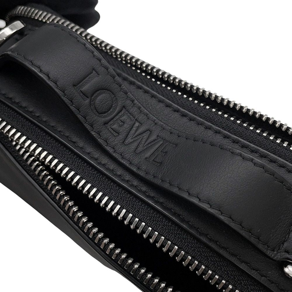 Loewe Shoulder Bag Mini Leather Cloth Black — view 8