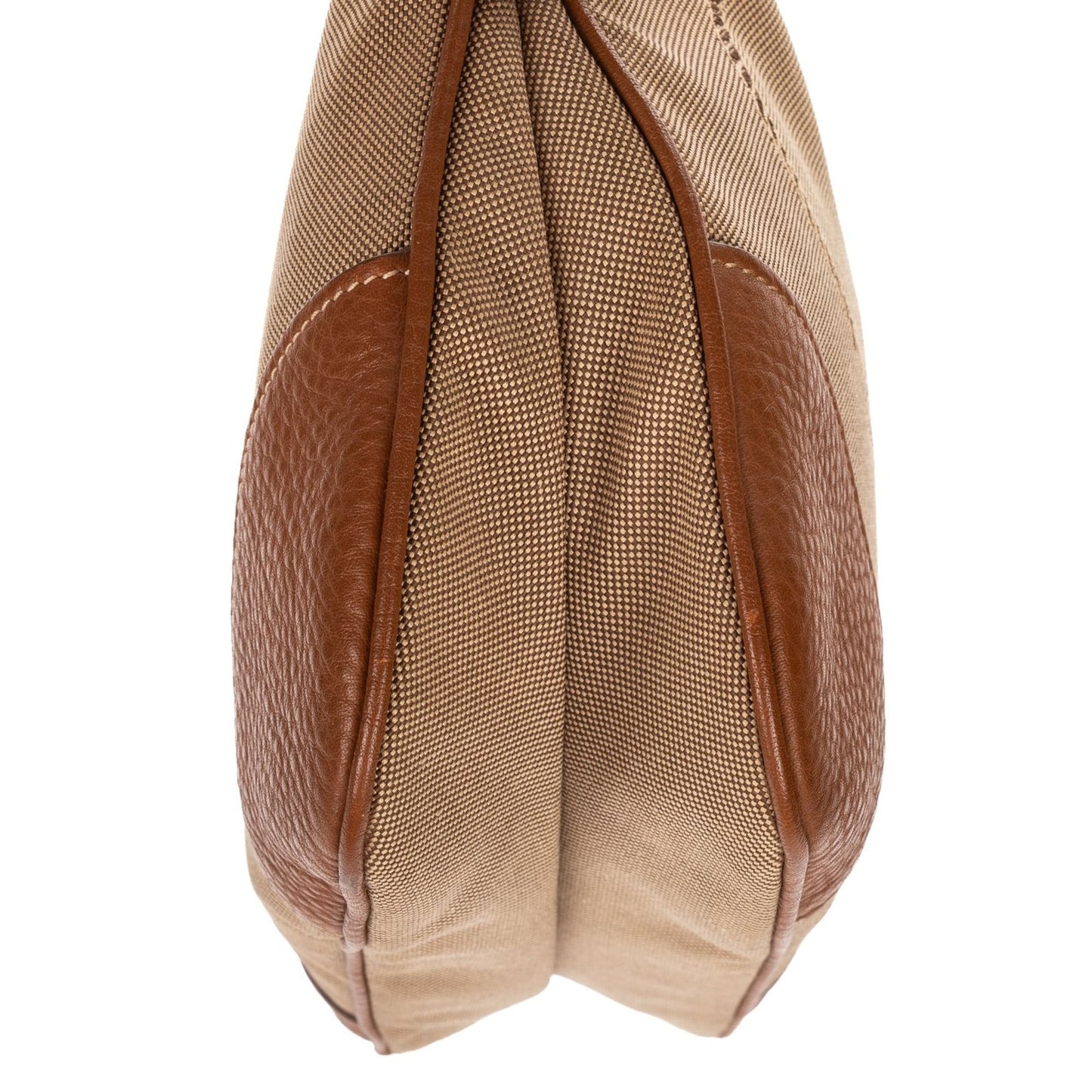 Prada Vintage Flap Cross Bodybrown Beige Jacquard canvas — view 8